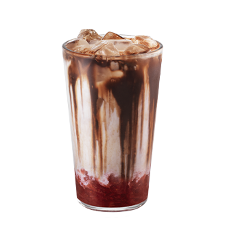 (EX) ICED 딸기 초코 라떼