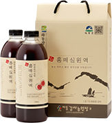 하동 / 홍매실원액 세트(5명) / 하동 홍매실액 1000ml 2병
